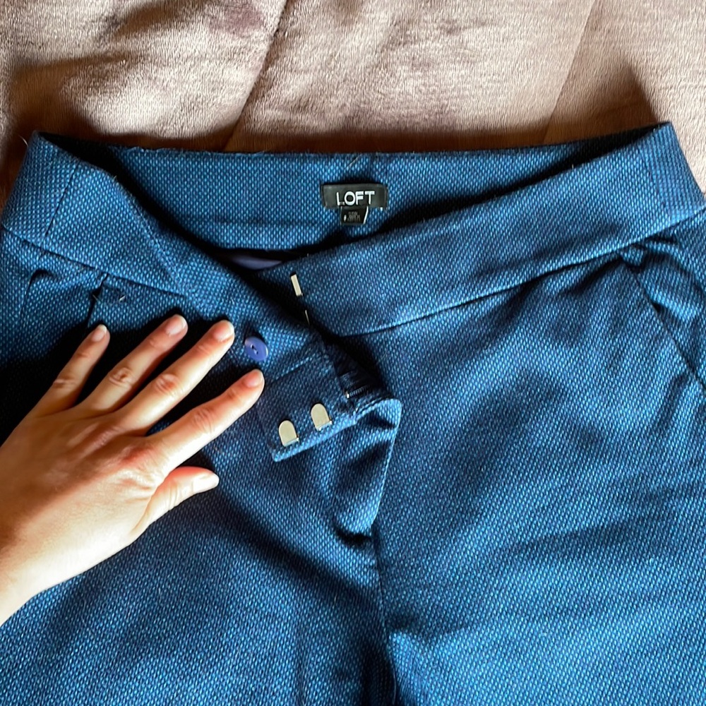 Blue Ladies Dress Pants